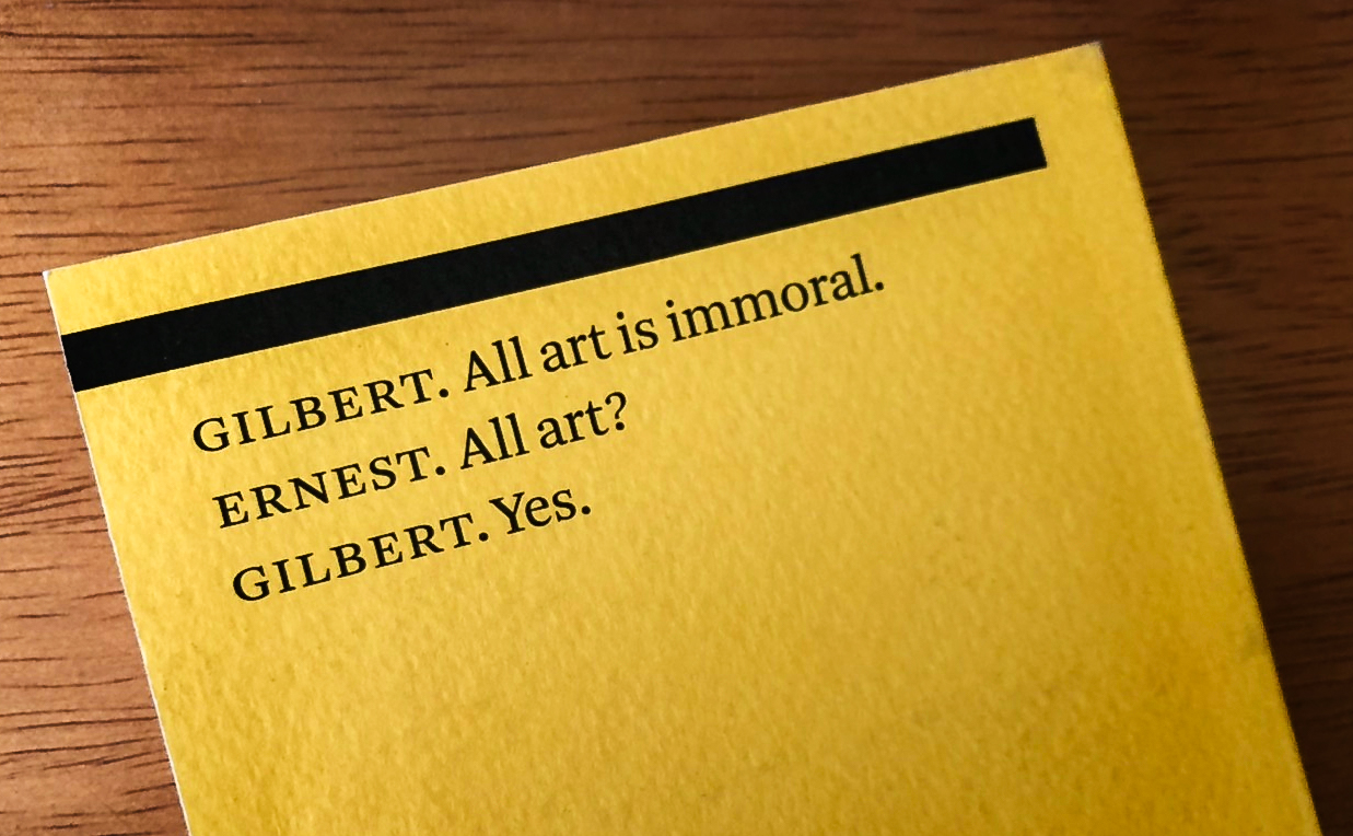 All art is immoral